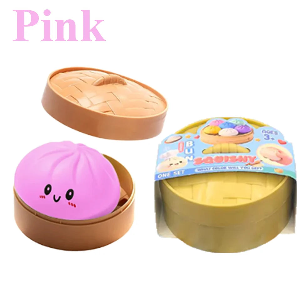 Glitzerknödel, Glitzerknödel Squishy Box Knödel Squishy Angstlinderung Fidget Weichpress-Dekompressions-Teig