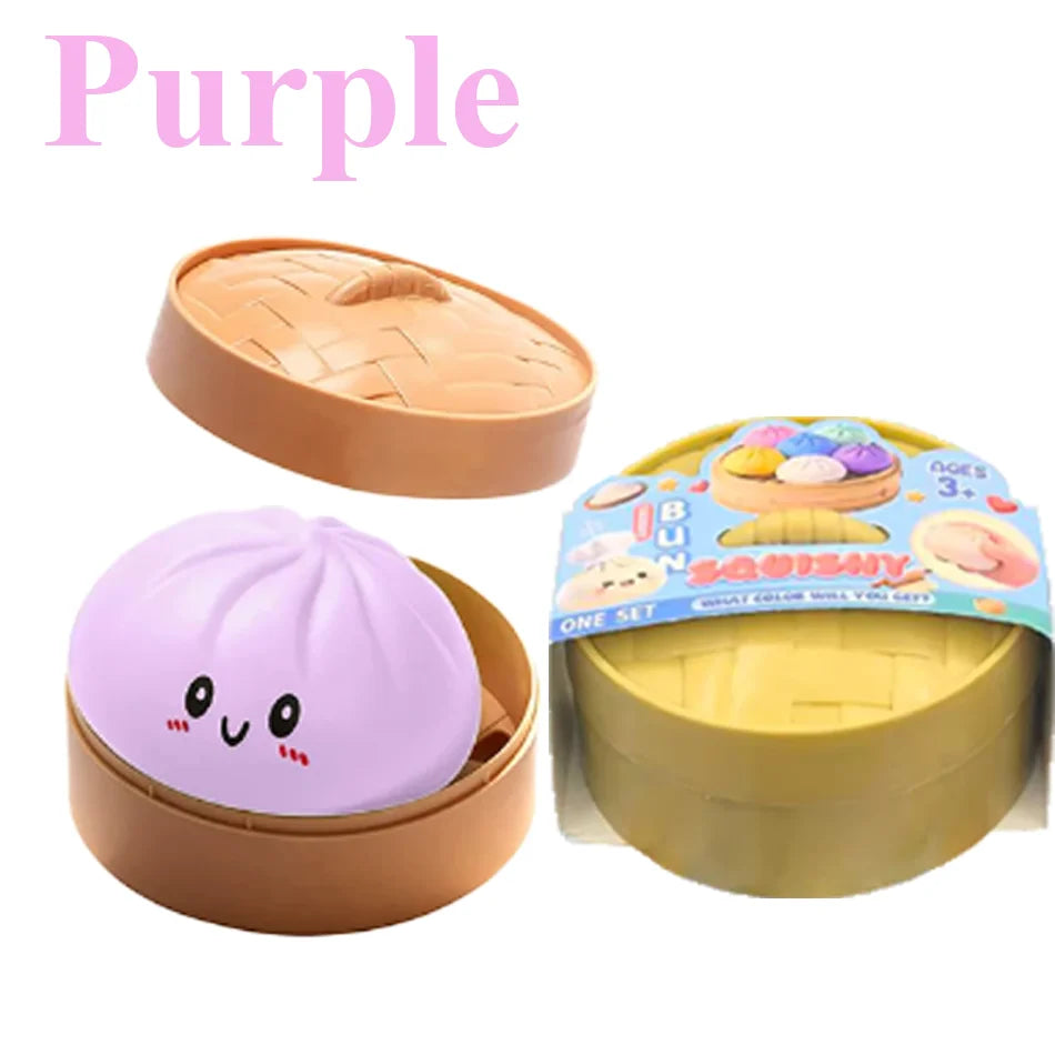 Glitzerknödel, Glitzerknödel Squishy Box Knödel Squishy Angstlinderung Fidget Weichpress-Dekompressions-Teig