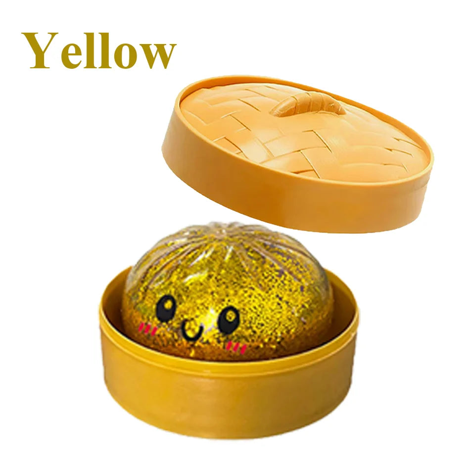 Glitzerknödel, Glitzerknödel Squishy Box Knödel Squishy Angstlinderung Fidget Weichpress-Dekompressions-Teig