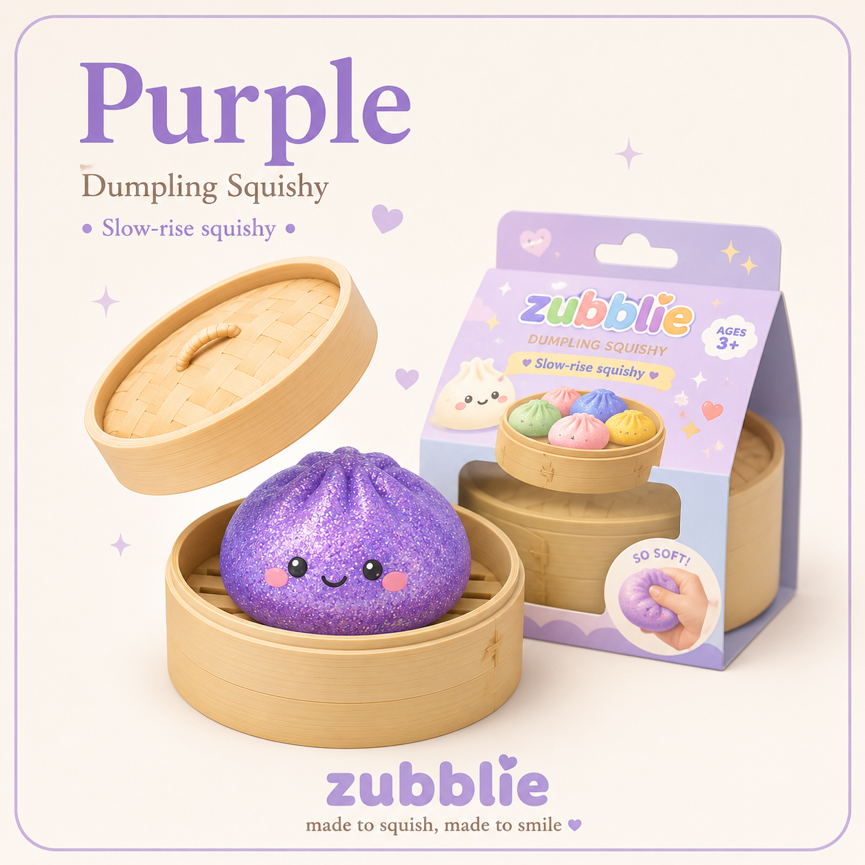 Glitter Dumpling Squishy